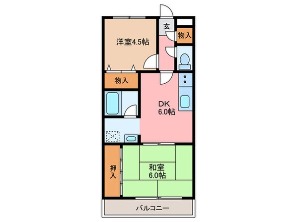 イディアハイツの物件間取画像